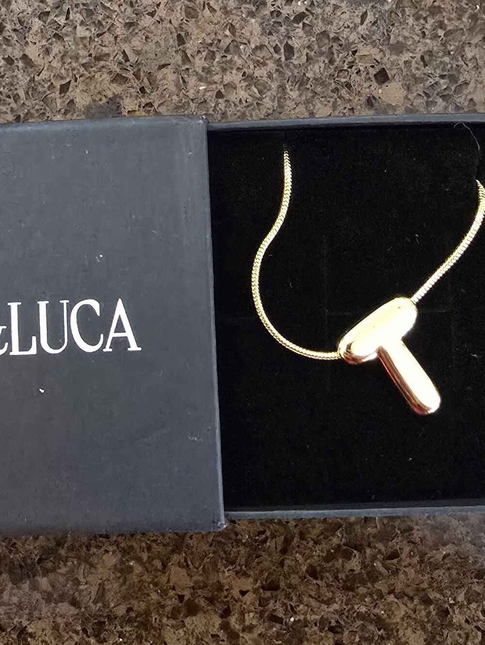 NEW Leo & Luca Balloon Initial Necklace - T